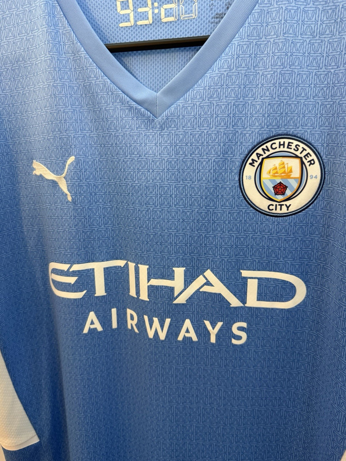 Manchester City Foden #47 2021/22 Large Home Shirt Excellent Condition 759202-01