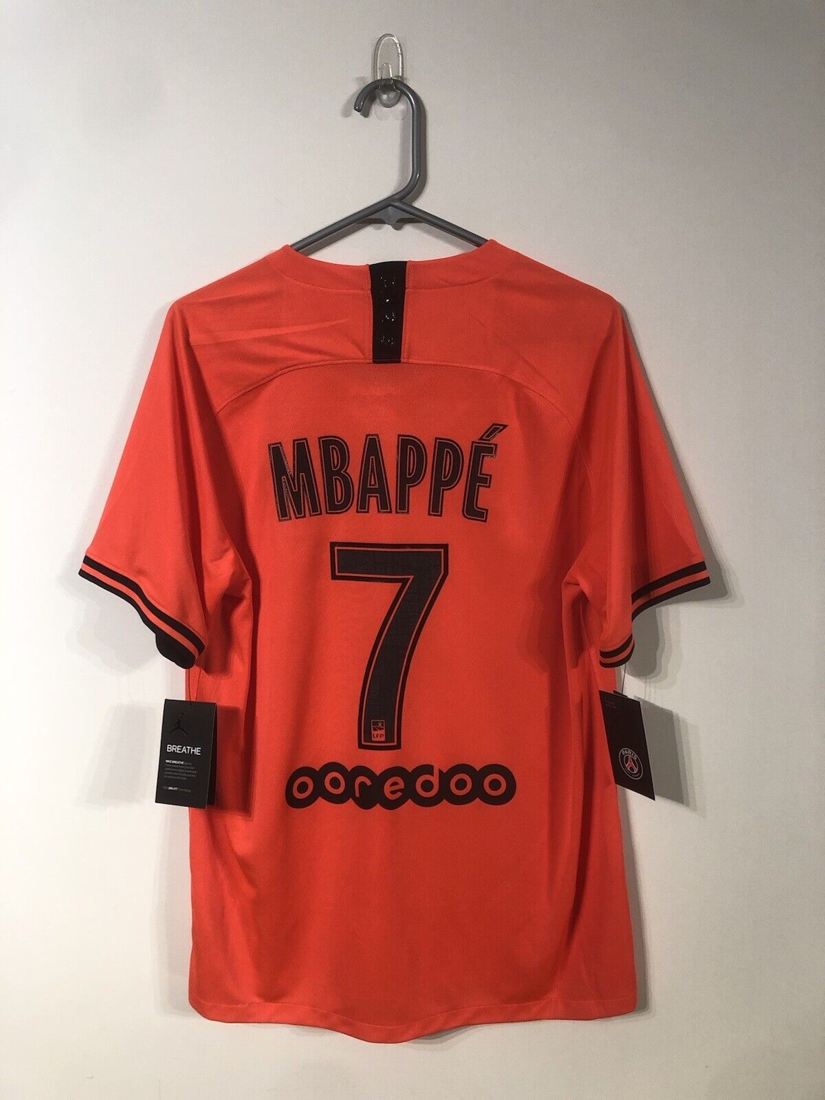 Mbappe #7 Paris St Germain 2019/20 Large Away Shirt Jordan BNWT