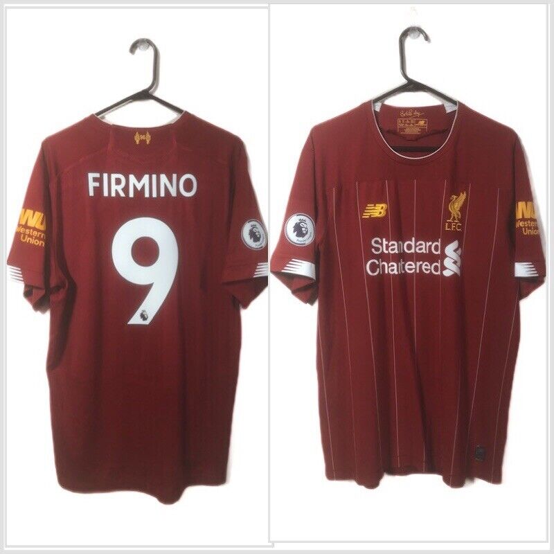 Firmino 9 Liverpool Xl 2019 20 Home New Balance Very Good Condition MT930000
