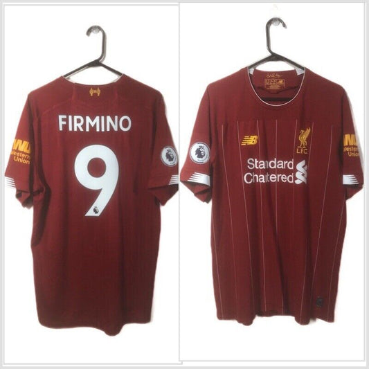 Firmino 9 Liverpool Xl 2019 20 Home New Balance Very Good Condition MT930000
