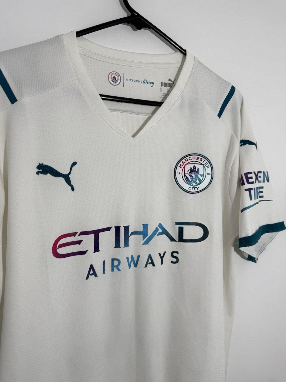 Manchester City Bernardo #20 2021/22 XL Away Shirt Excellent Condition 759211-02