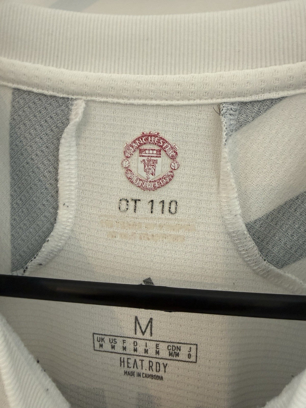 Man United Rashford #10 2020/21 Medium 3rd Authentic Very Good Condition FM4264