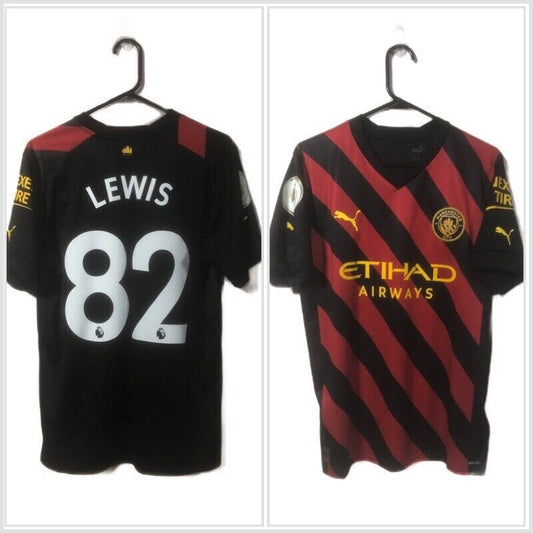 Lewis 82 Manchester City 2022 23 Medium Away Shirt Brand New With Tags 765722 02