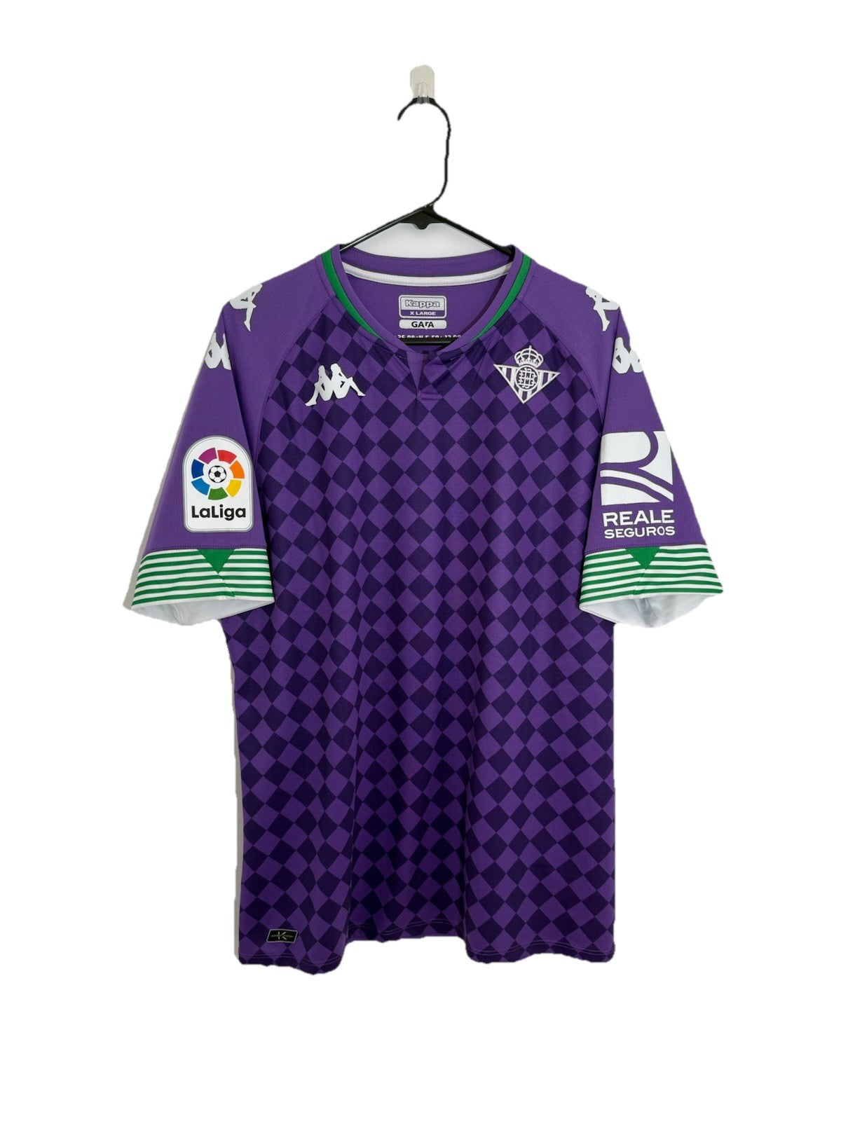 Real Betis Fekir #8 2020/21 XL Kappa Kombat Away Shirt 3118ZDW