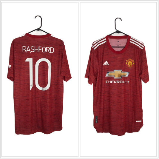 Rashford 10 Man United Authentic Large 2020 21 Home Brand New With Tags Gc7957