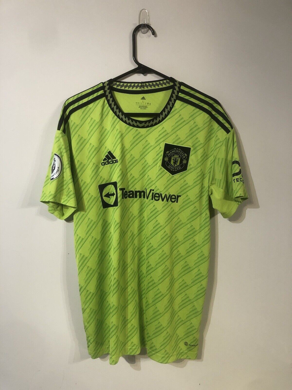 Eriksen #14 Manchester United 2022/23 3rd Large Shirt Adidas Excellent Condition