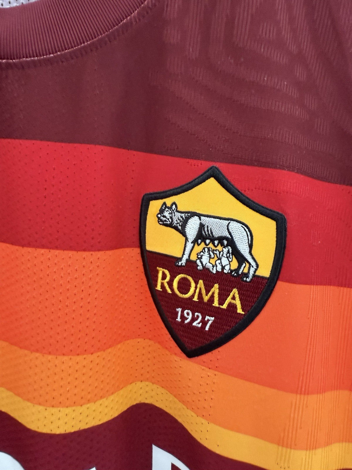 AS Roma 2020/21 Large Home Vaporknit Shirt Excellent Condition CD4192-614