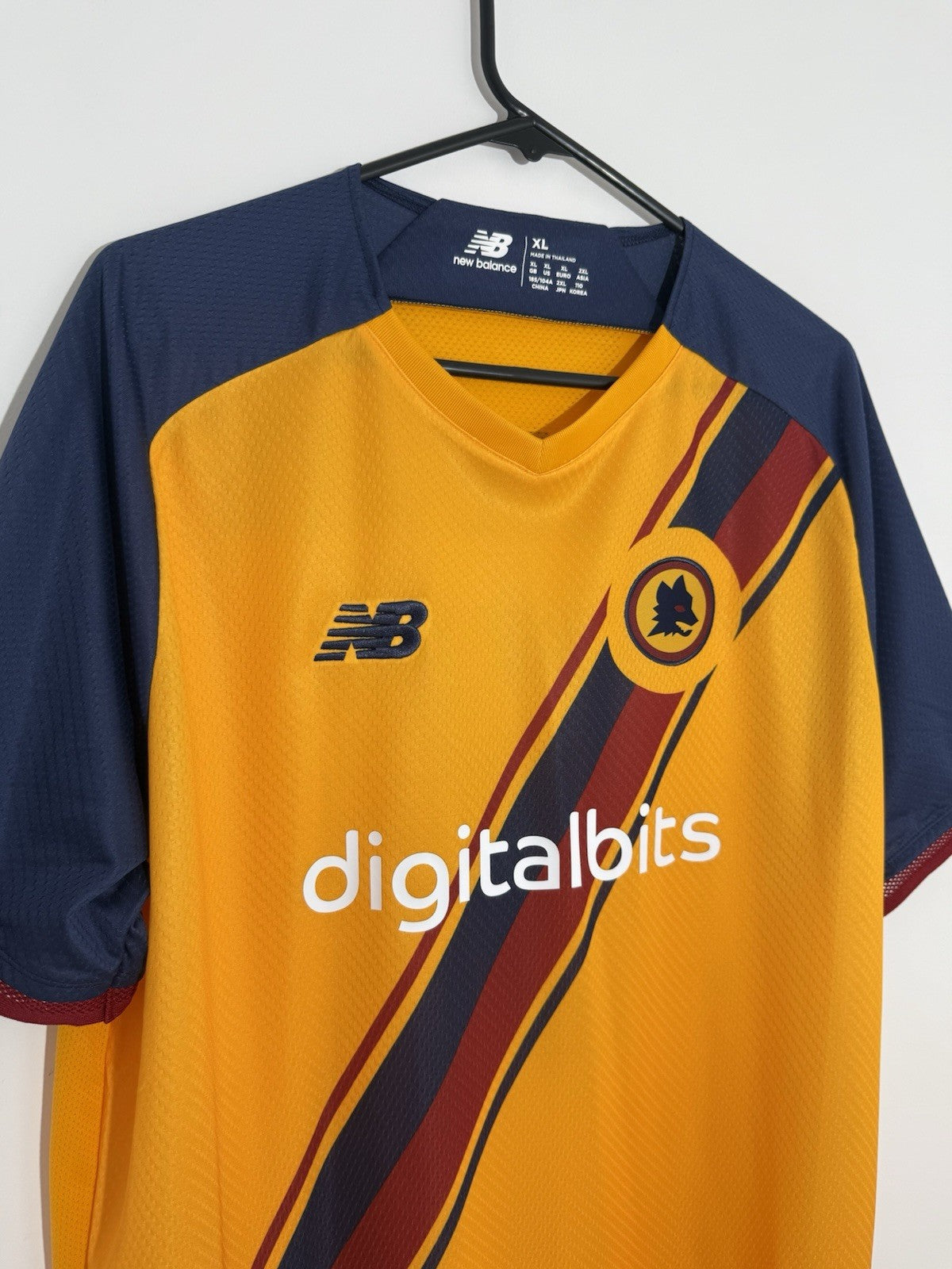 AS Roma Pellegrini #7 2021/22 XL 3rd Shirt New Balance BNWT MT130222