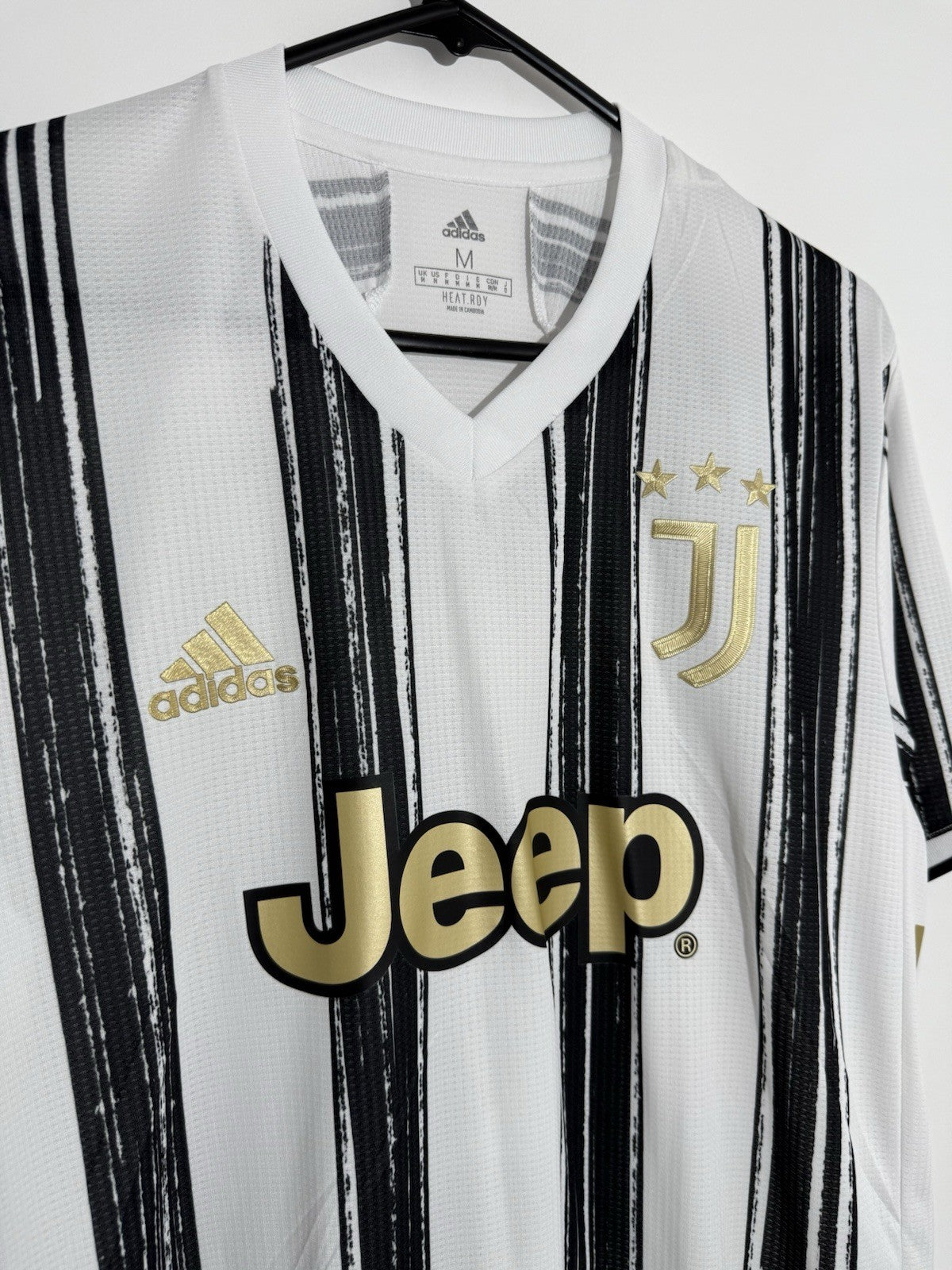 Juventus Bonucci #19 2020/21 Medium Home Authentic Shirt Adidas BNWT GJ7601