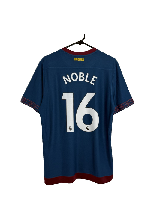 West Ham United Noble #16 2018/19 Large Away Shirt Umbro Excellent Condition