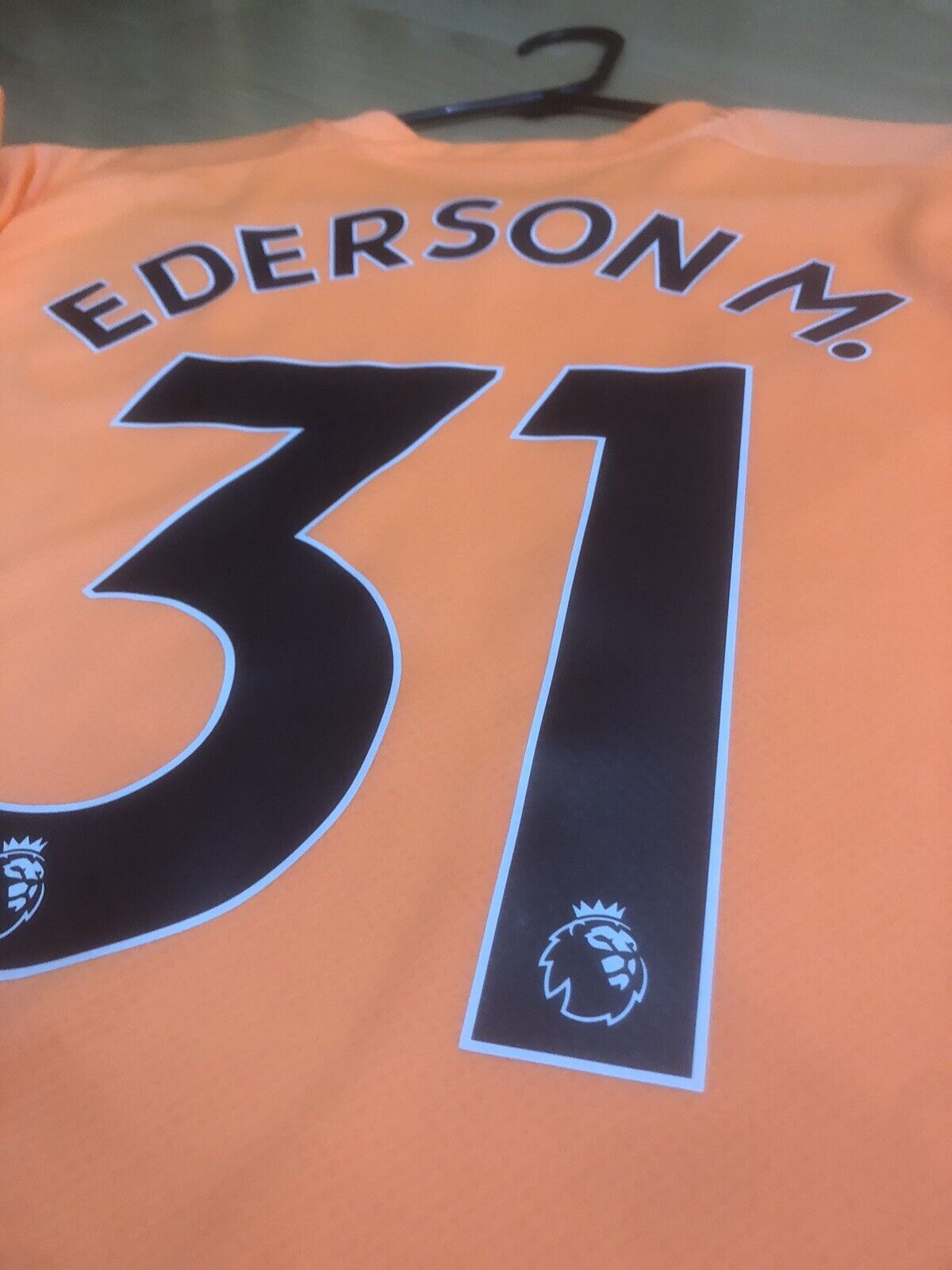 Ederson M 31 Manchester City 2022 23 XL Home Goalkeeper Shirt 765746 99
