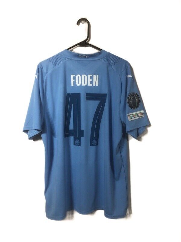 Foden 47 Manchester City 2023 24 Xl Home Shirt Excellent Condition 770438 01