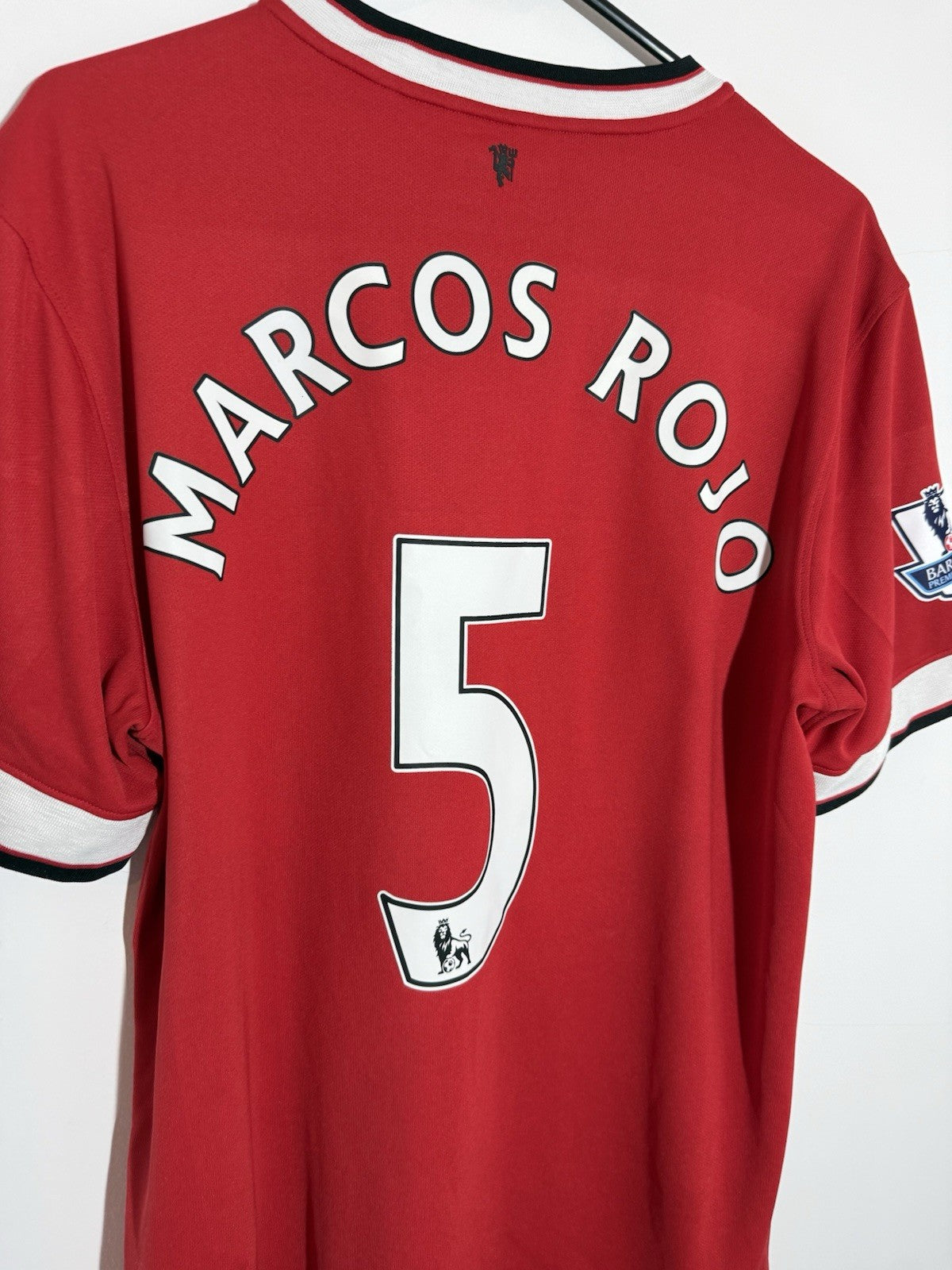 Manchester United Marcos Rojo #5 2014/15 L Home Excellent Condition 611031-624