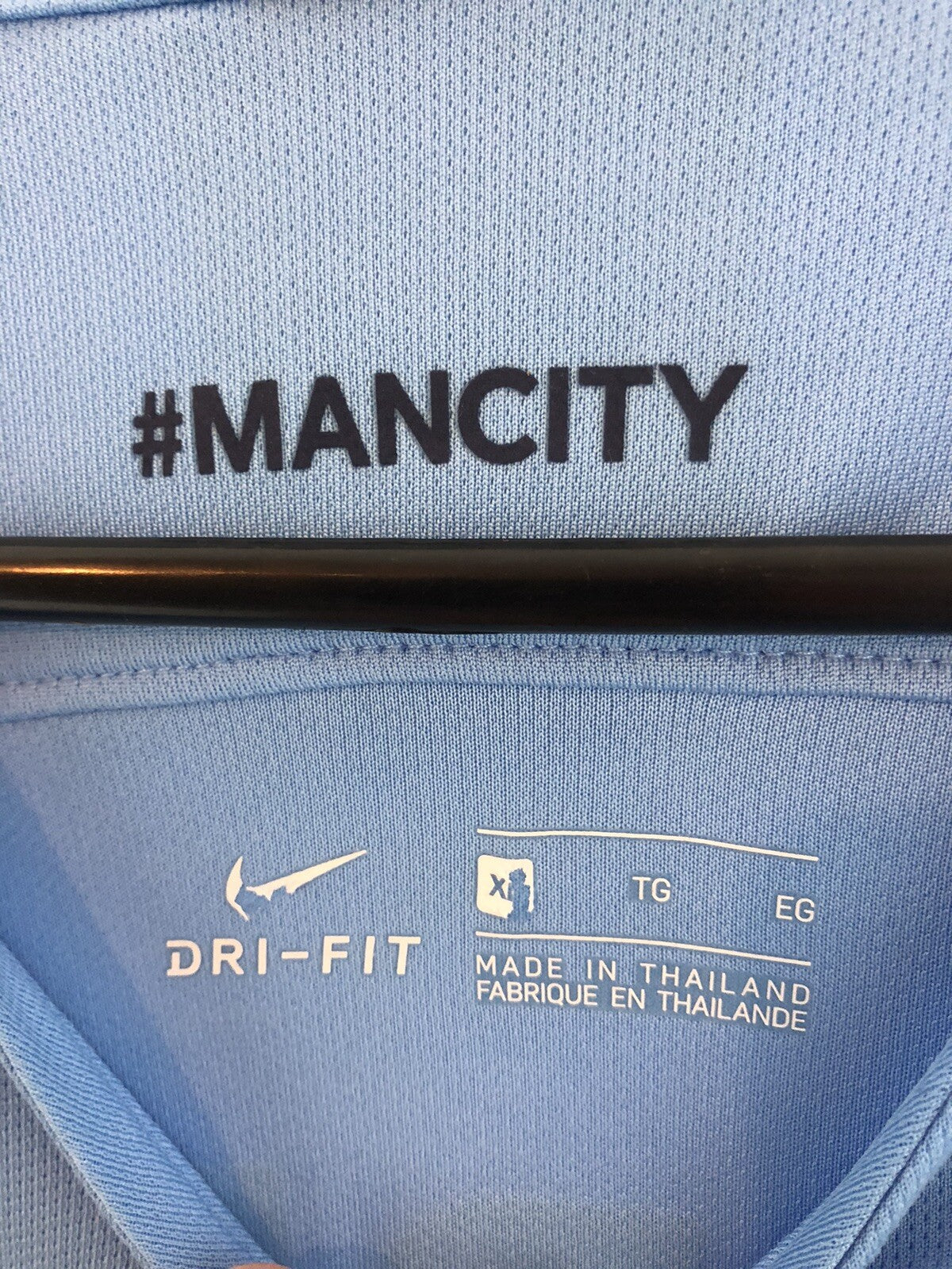 Man City De Bruyne #17 2018/19 XL Home Shirt Excellent Condition 894431-489