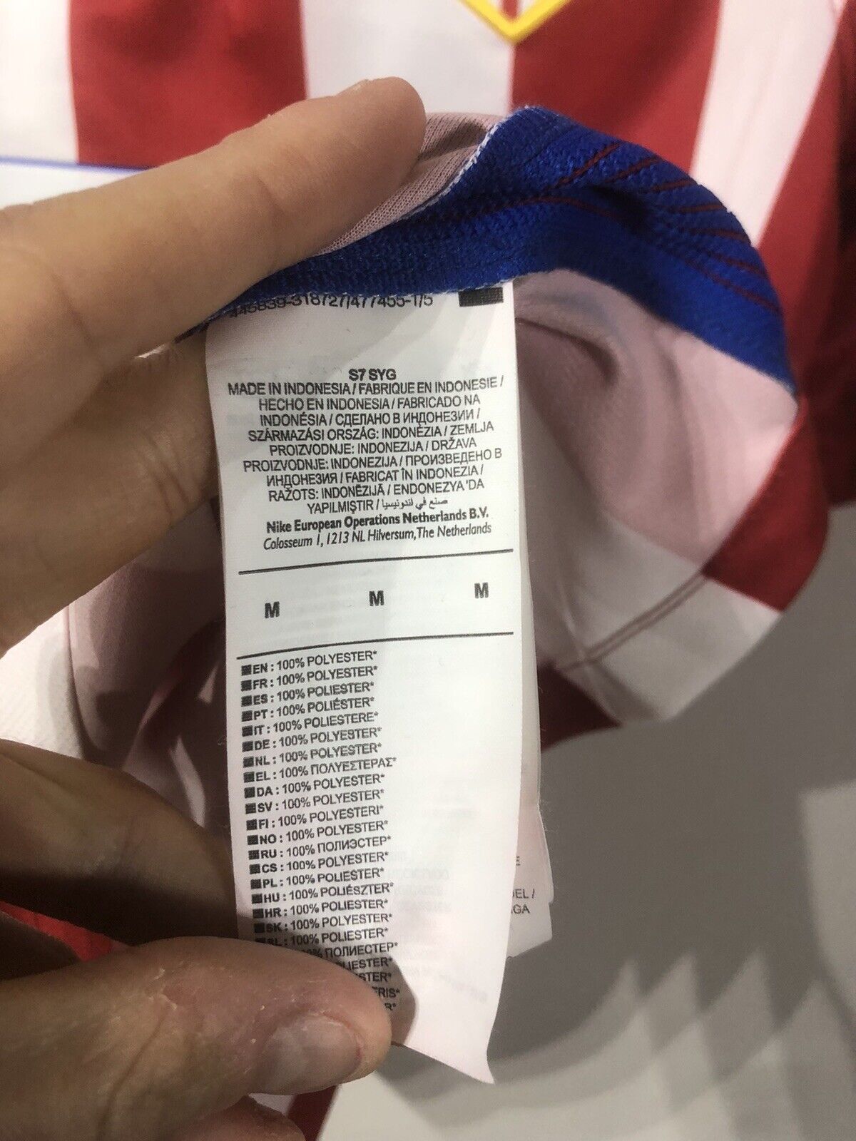 Saul #8 Atletico Madrid 2016/17 Medium Home Shirt Jersey Nike BNWT 808308-649