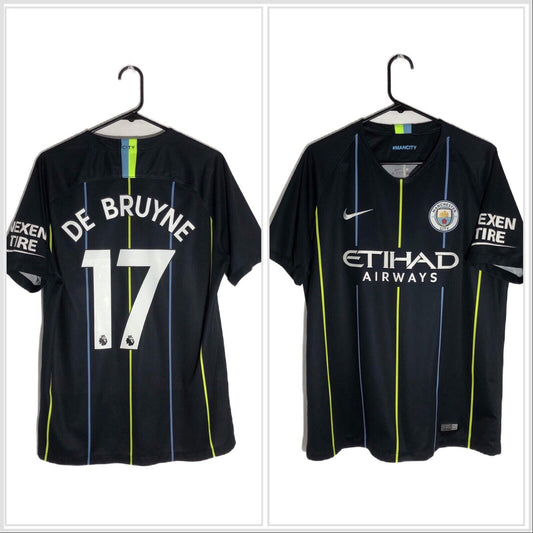 De Bruyne 17 Manchester City 2018 19 Large Away Excellent Condition 919002 476
