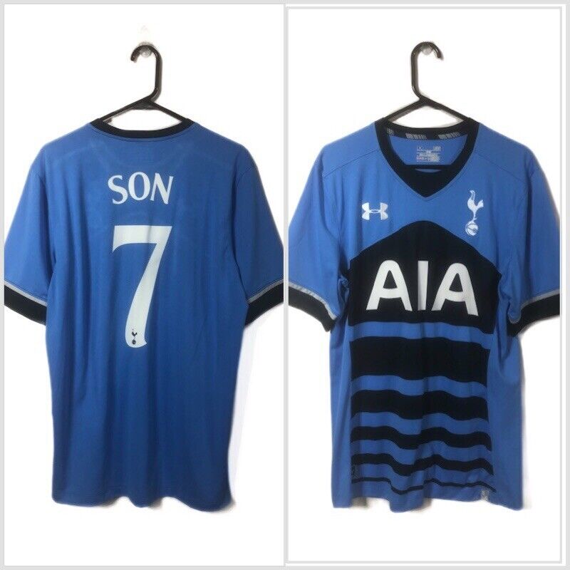 Son 7 Tottenham Hotspur 2015 16 Large Away Under Armour Excellent Condition