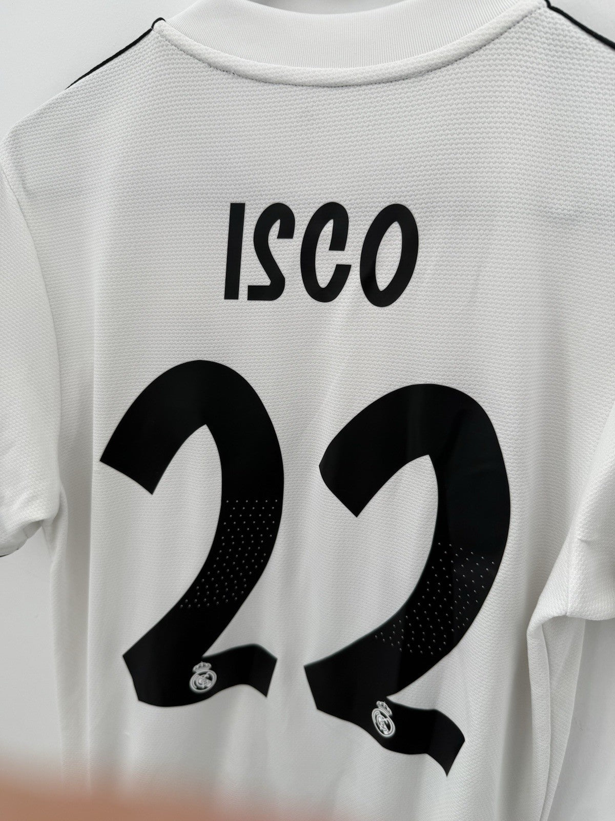 Real Madrid Isco #22 2018/19 Small Home Shirt Adidas Excellent Condition CG0550