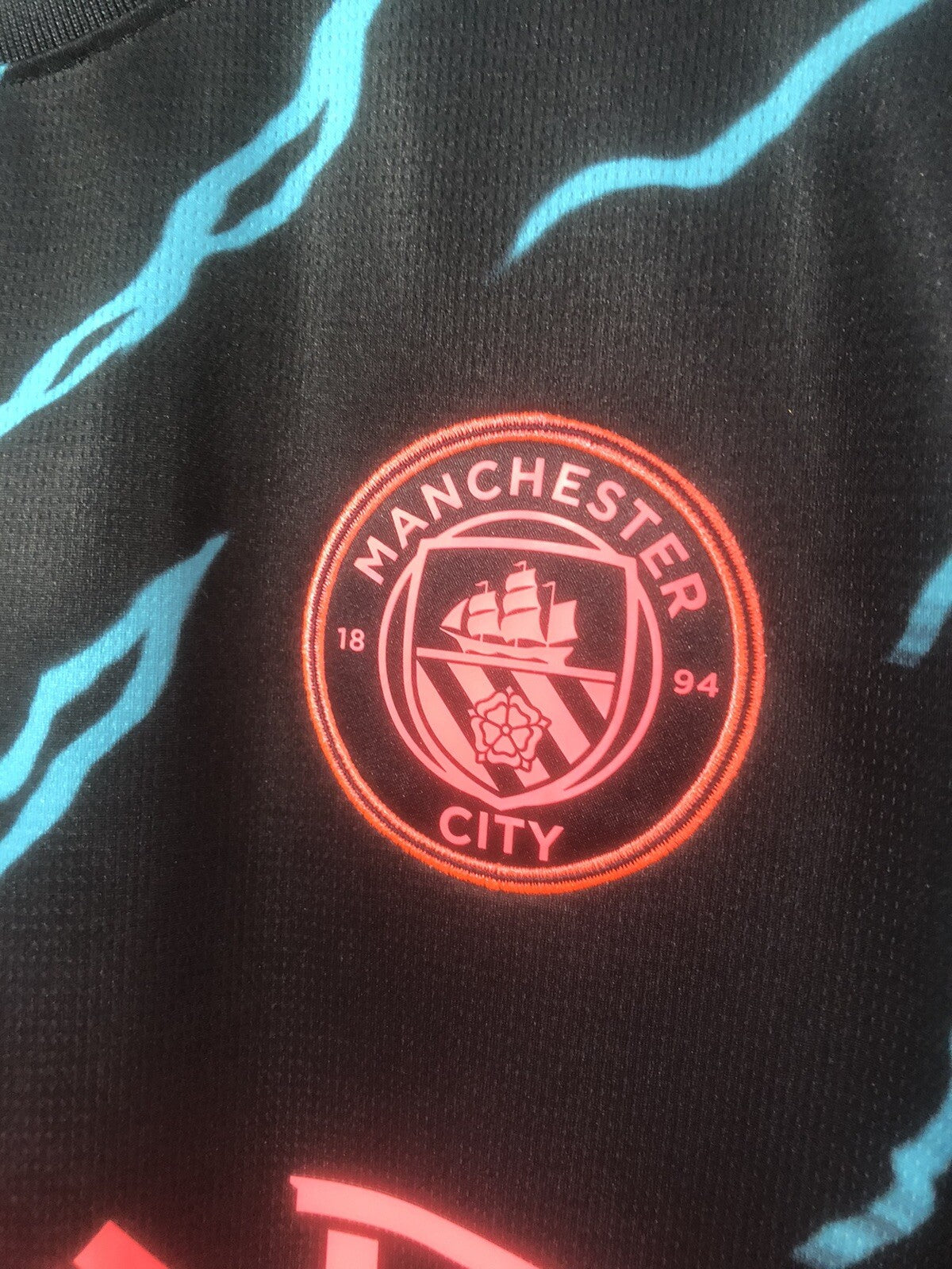 Manchester City Haaland #9 2023/24 XL 3rd Shirt Excellent Condition 770461-03