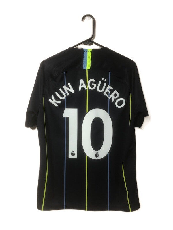Manchester City Kun Aguero #10 2018/19 Medium Away Excellent Conditio 919002-476