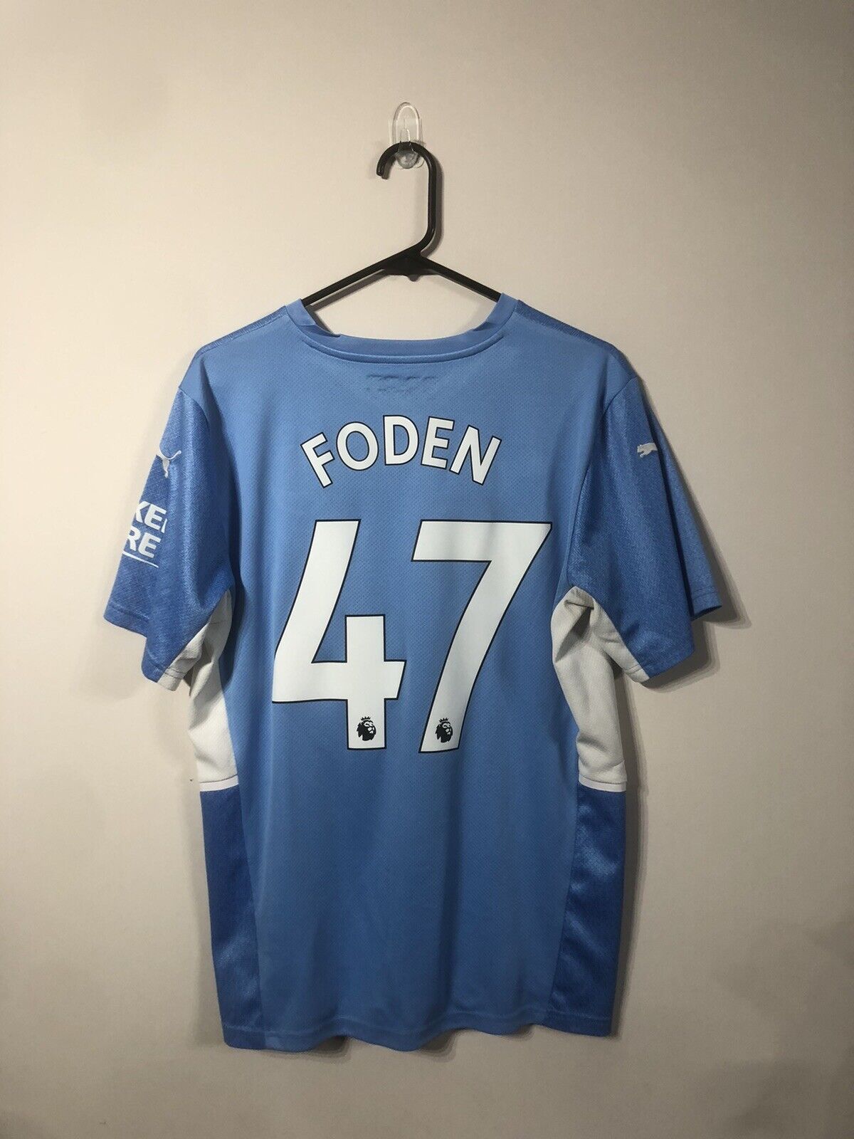 Foden #47 Manchester City 2021/22 Large Home Shirt Excellent Condition