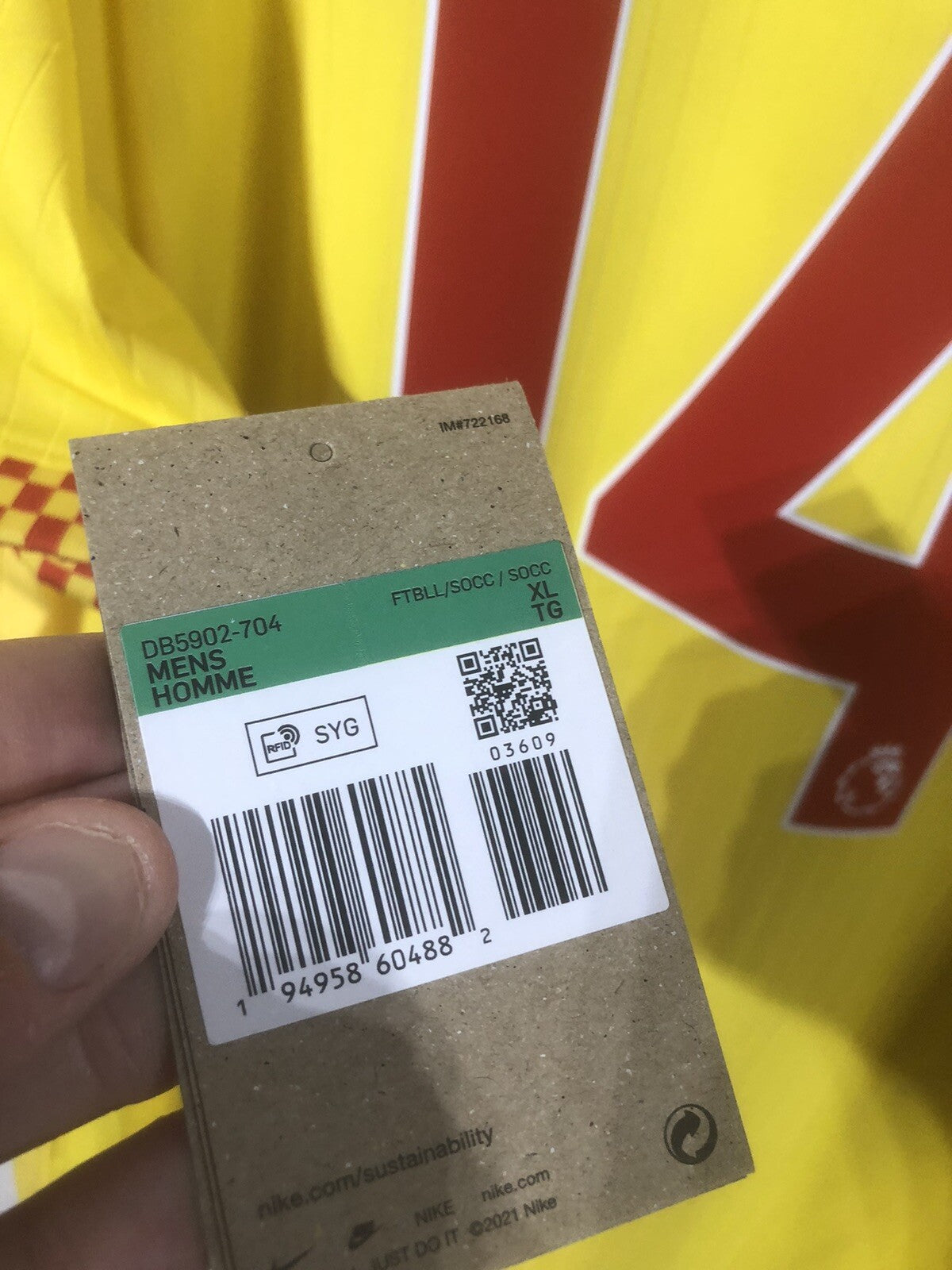 Liverpool Henderson #14 XL 2021/22 3rd Shirt Nike BNWT DB5902-704