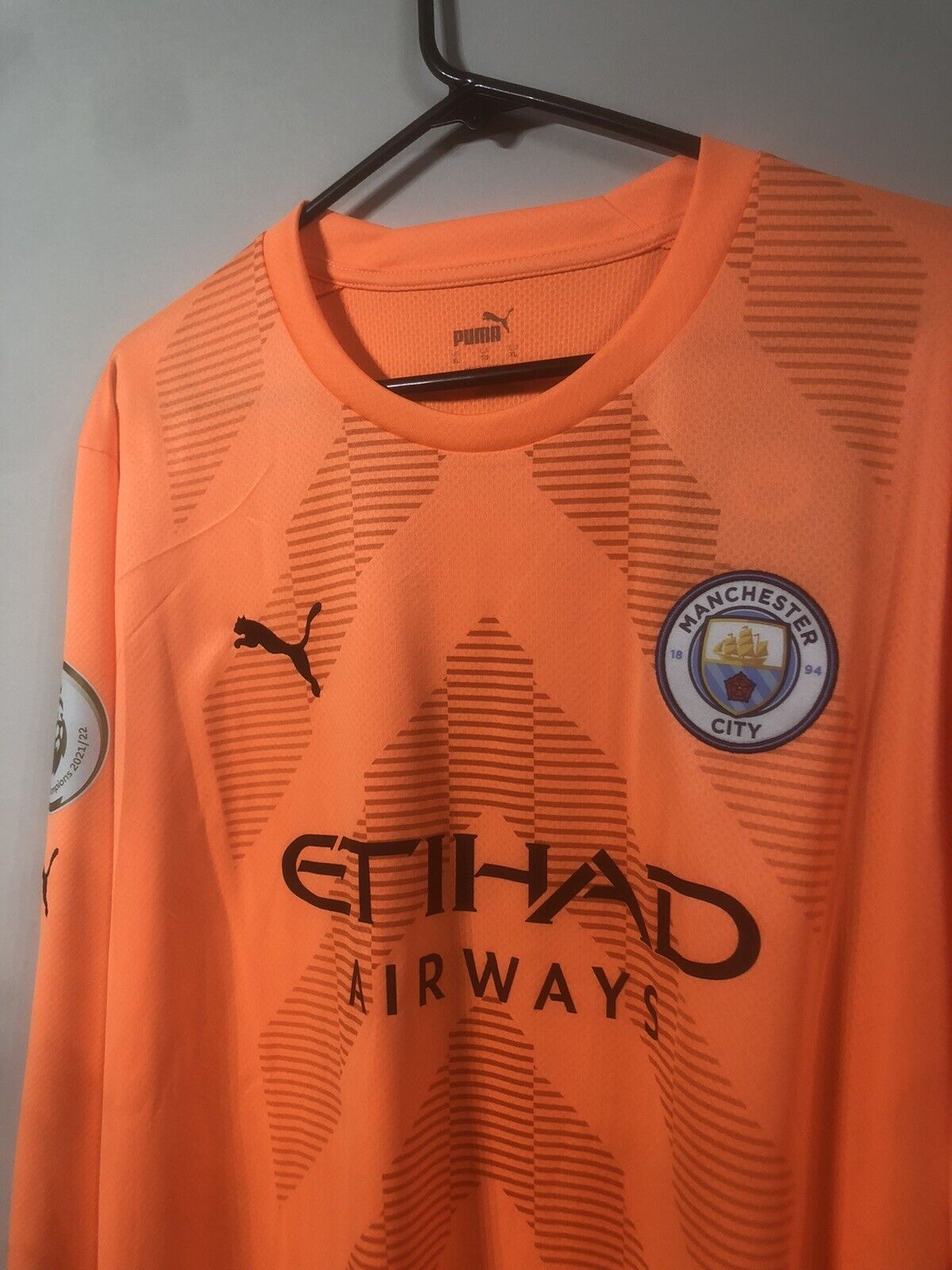 Ederson M 31 Manchester City 2022 23 XL Home Goalkeeper Shirt 765746 99