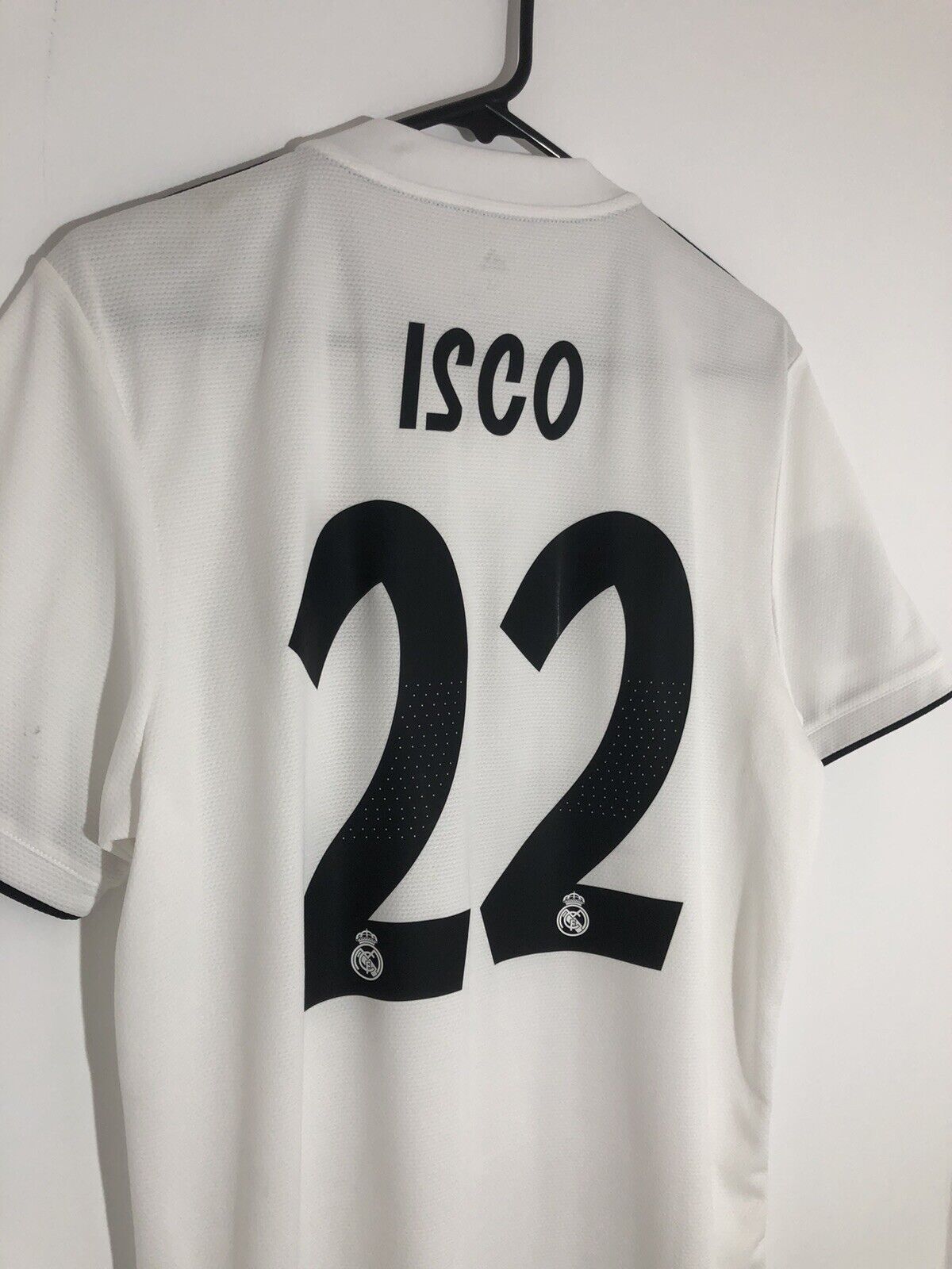 Isco 22 Real Madrid 2018 19 Home Medium Shirt Adidas Excellent Condition Cg0550
