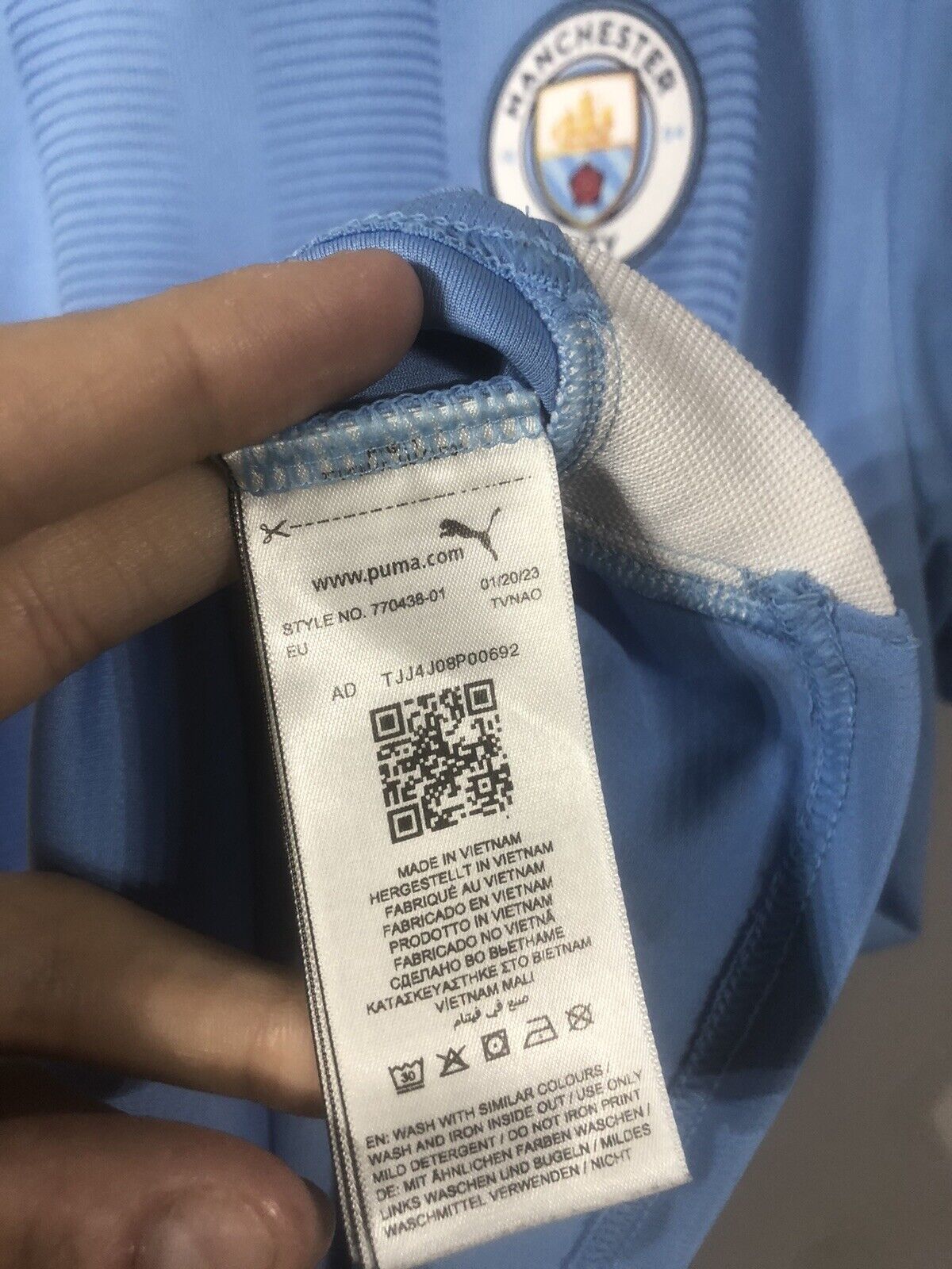 Foden 47 Manchester City 2023 24 XXl Home Shirt Excellent Condition 770438 01