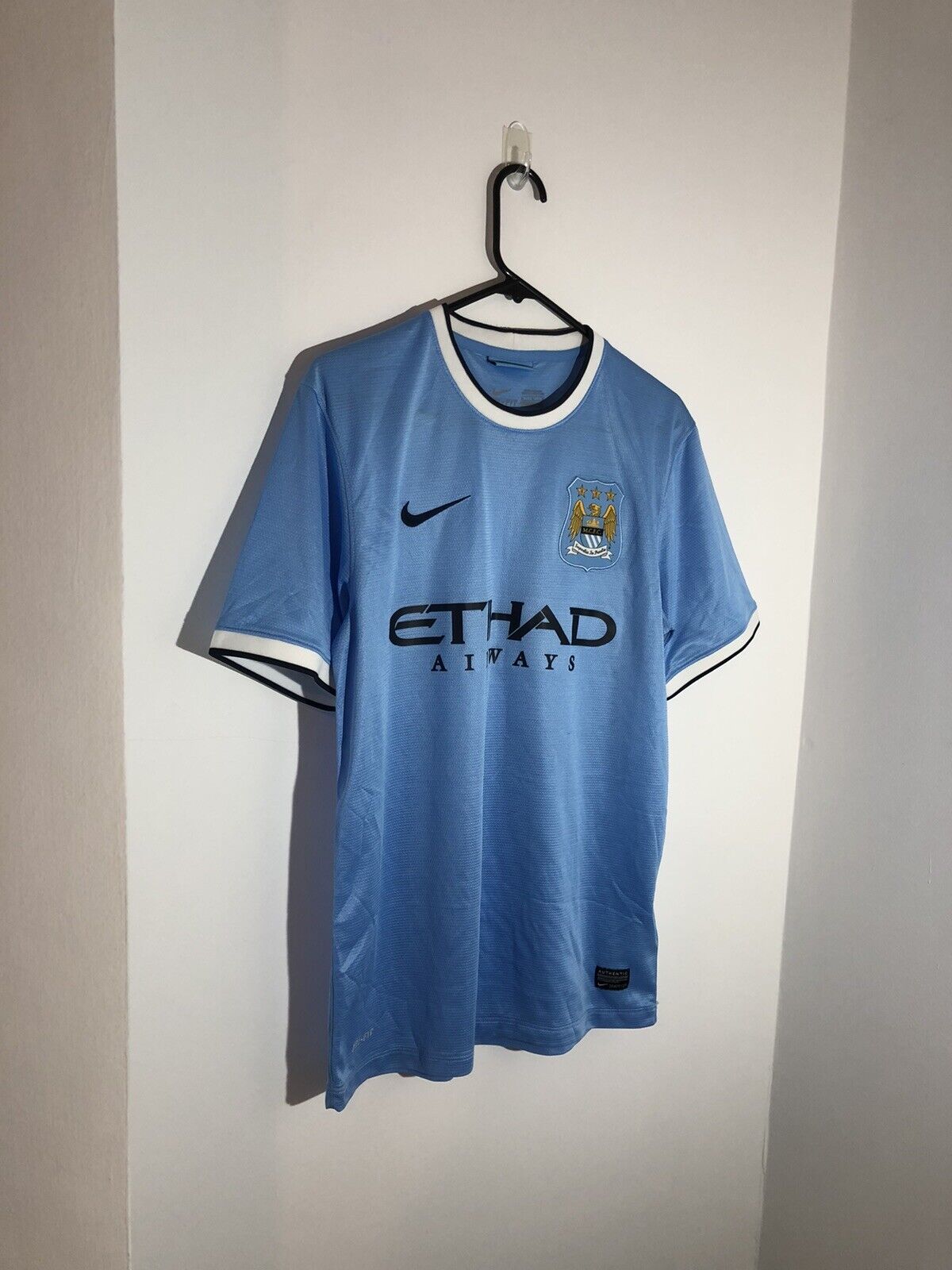 Fernandinho 25 Manchester City 2013 14 Medium Home Excellent Conditio 574863 489