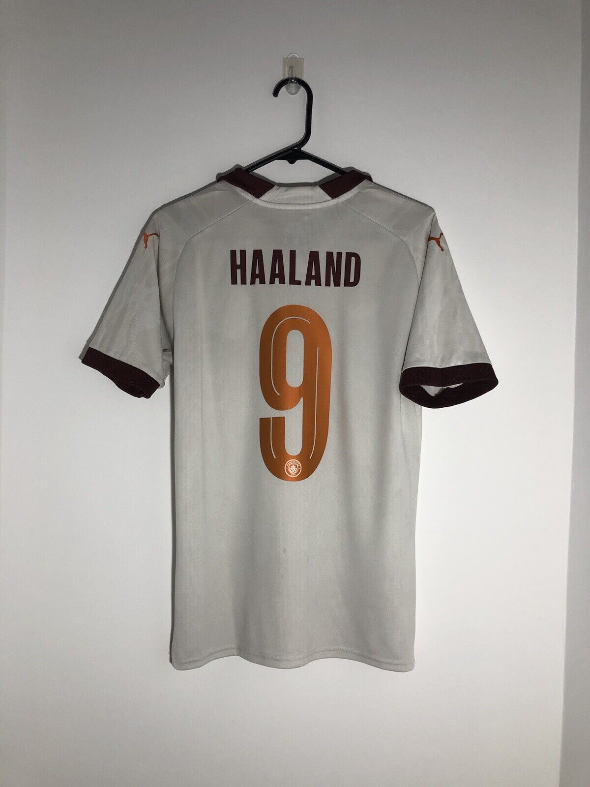 Haaland 9 Manchester City 2023 24 Small Away Shirt Excellent Condition 770449 02