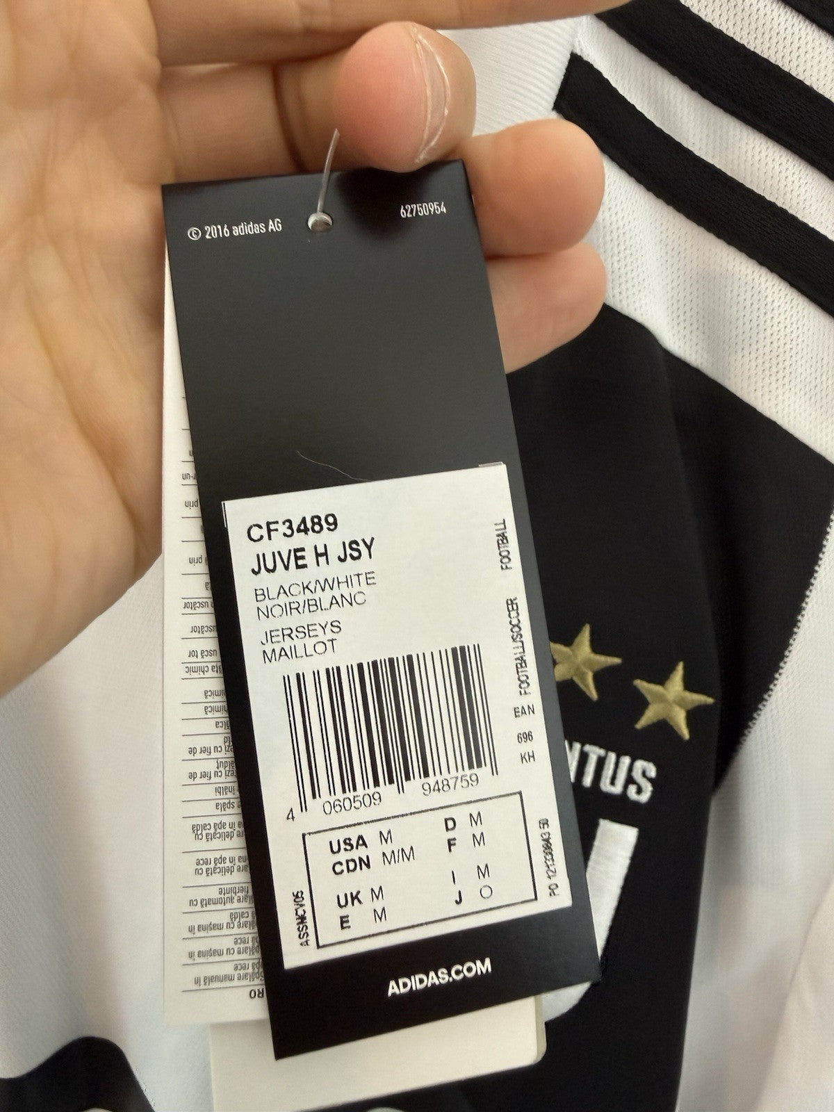Juventus Ronaldo #7 2018/19 Medium Home Shirt Adidas BNWT CF3489