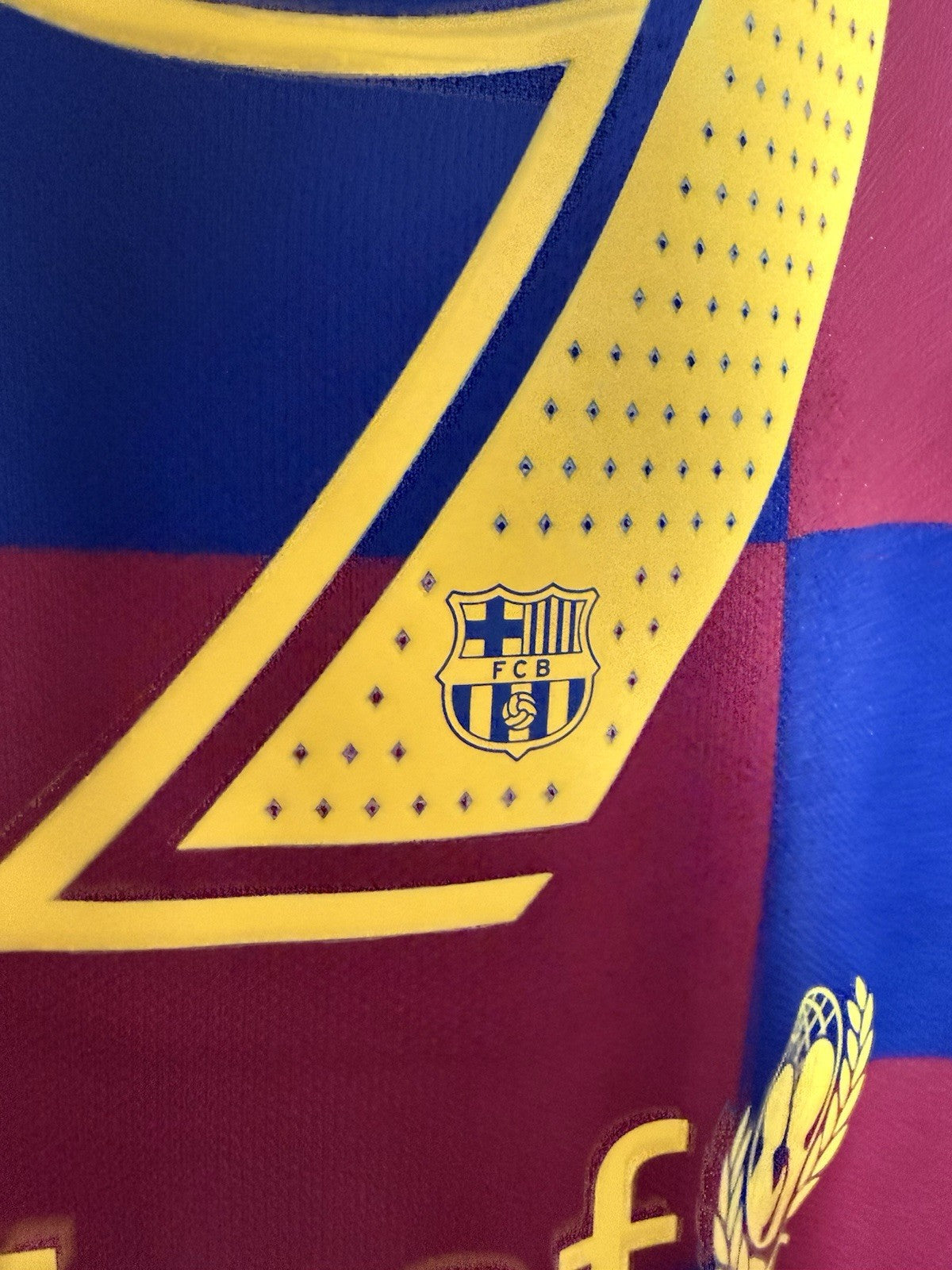 Barcelona Suarez #9 2019/20 Medium Home Shirt Nike BNWT AJ5532-456