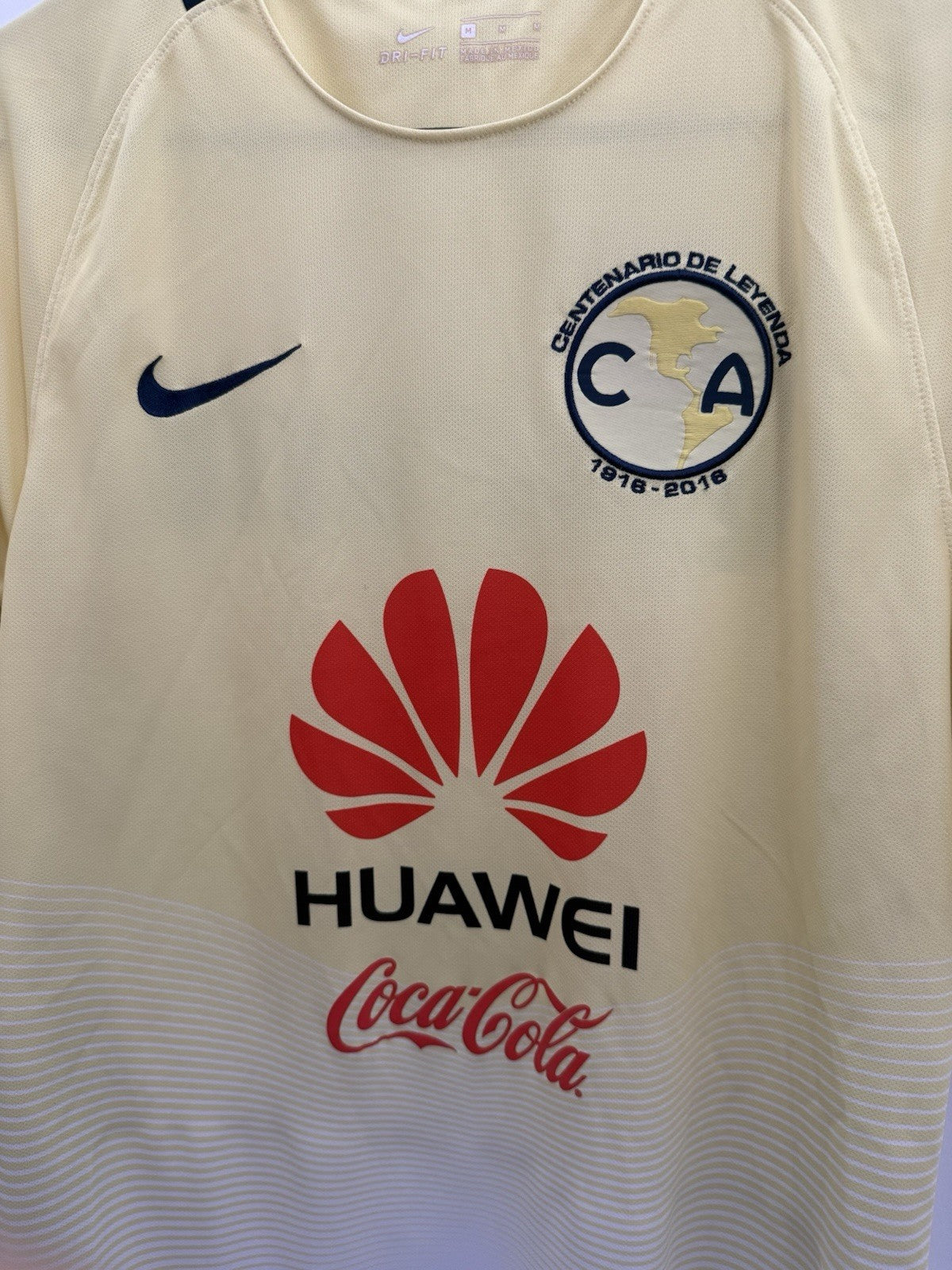 Club America 2016/17 Medium Home Shirt Nike Excellent Condition 776831-707