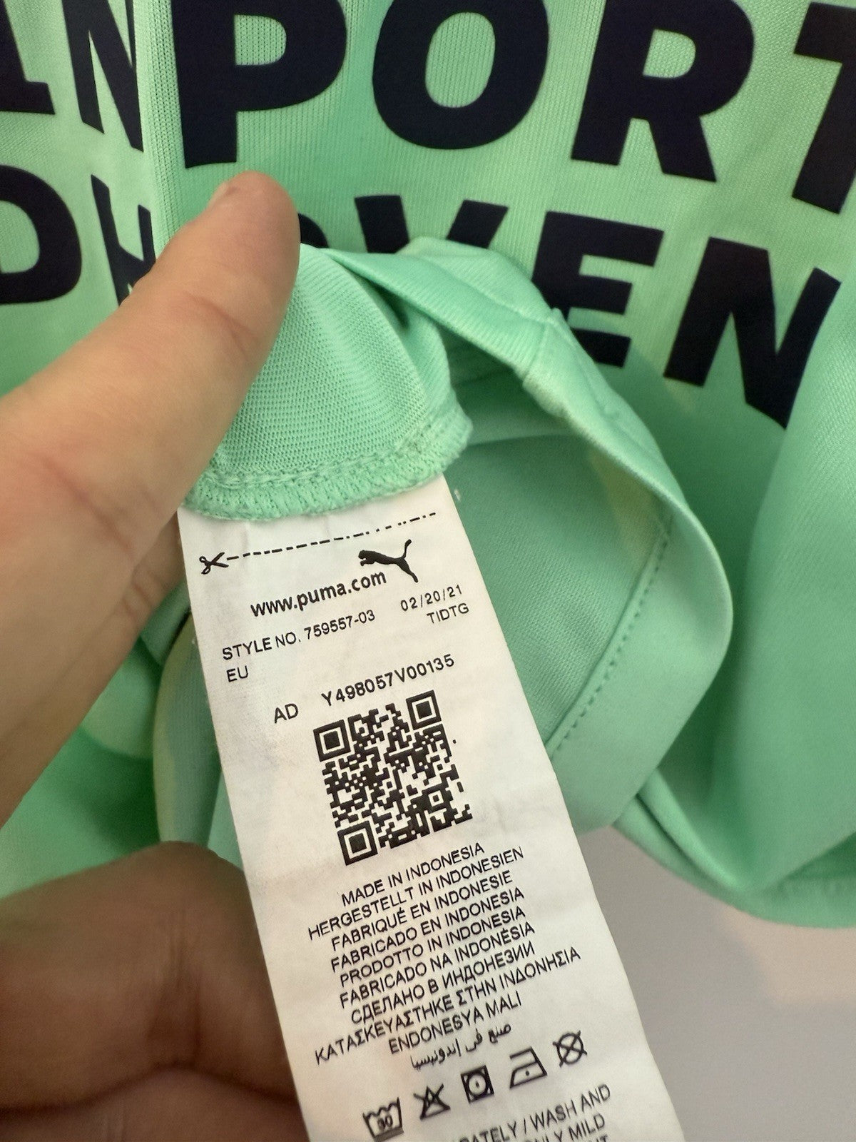 PSV Gakpo #11 2021/22 XL Authentic 3rd Shirt Puma Excellent Condition 759557-03