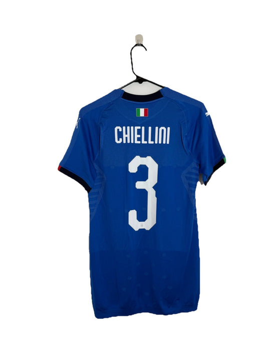Italy Chiellini #3 2018 Home Large Football Shirt Puma BNWT 752265-01