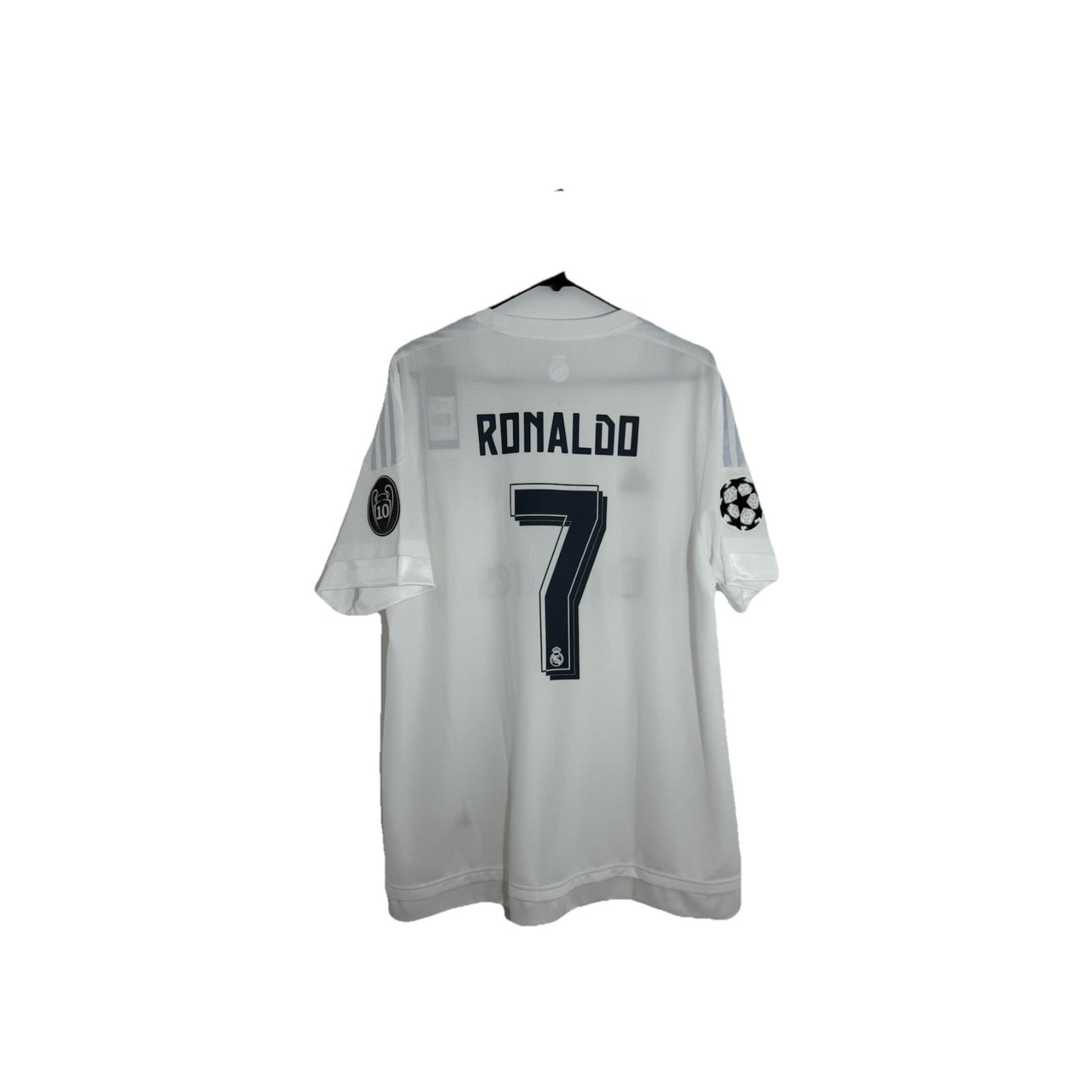 Real Madrid Ronaldo #7 2015/16 XL Champions League Home Shirt BNWT S12614