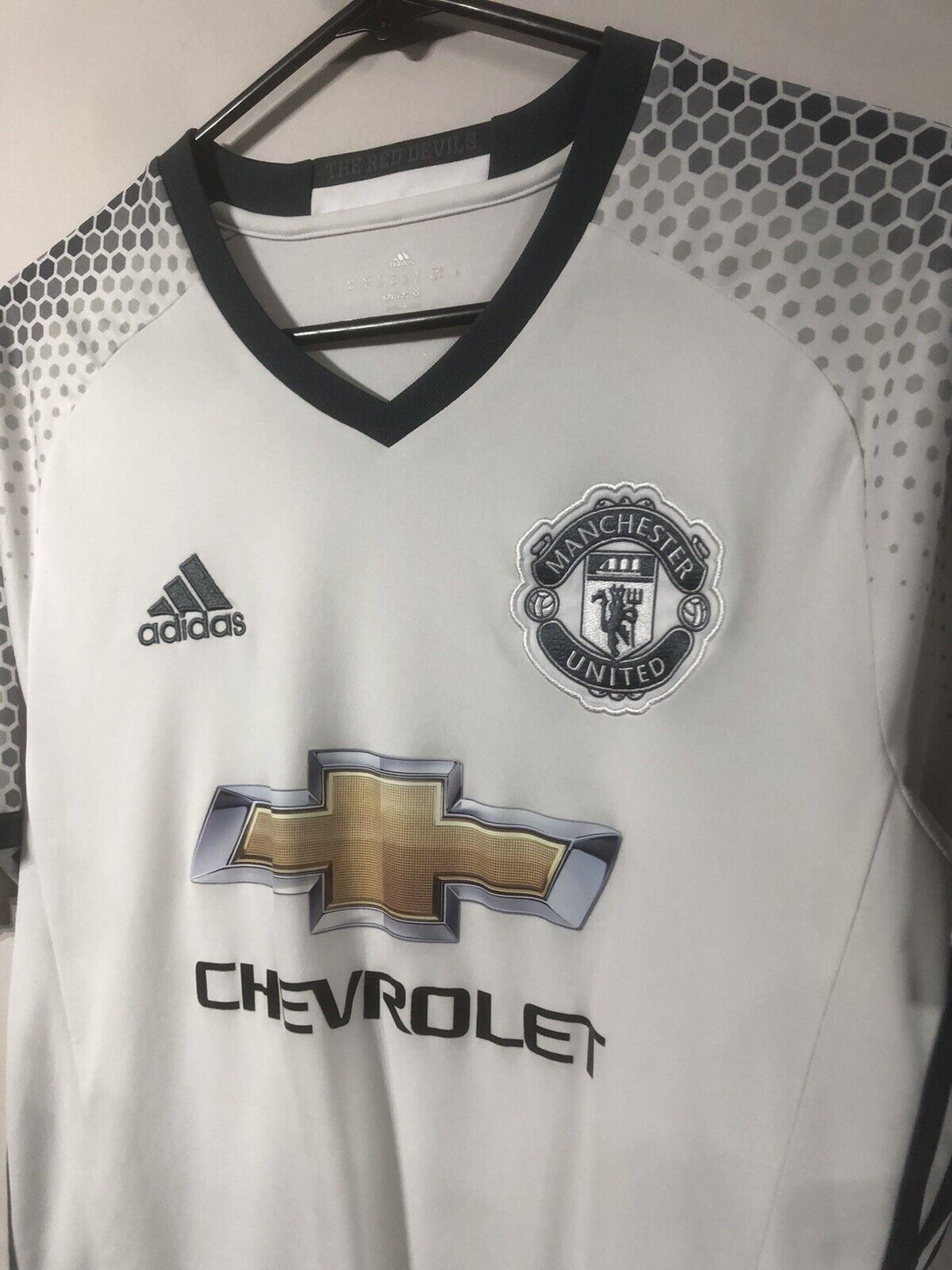 Carrick #16 Manchester United 2016/17 Medium 3rd Shirt Very Good Conditio AI6690