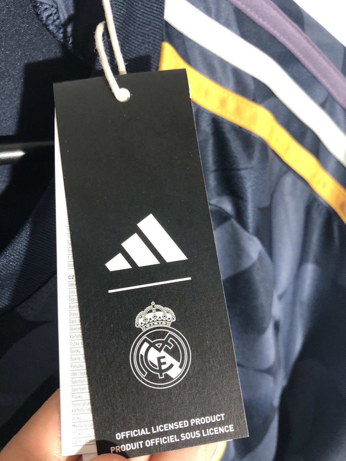 Real Madrid Bellingham #5 2023/24 Large Away Shirt BNWT IJ5901