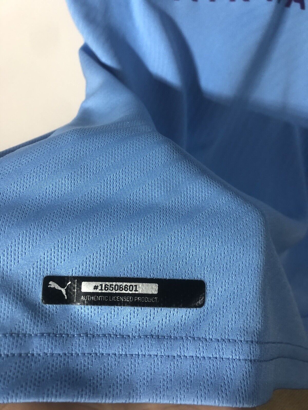 Foden #47 Manchester City 2019/20 Small Home Shirt Very Good Condition 755586-01