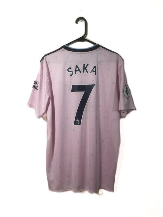 Saka #7 Arsenal 2022/23 Xl 3rd Football Shirt Adidas BNWT Hf0709
