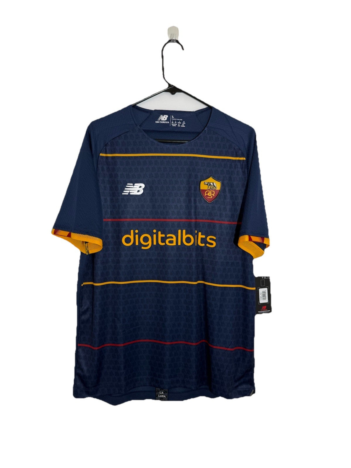 AS Roma El Shaarawy #92 2021/22 Large 4th Shirt New Balance BNWT MT130253