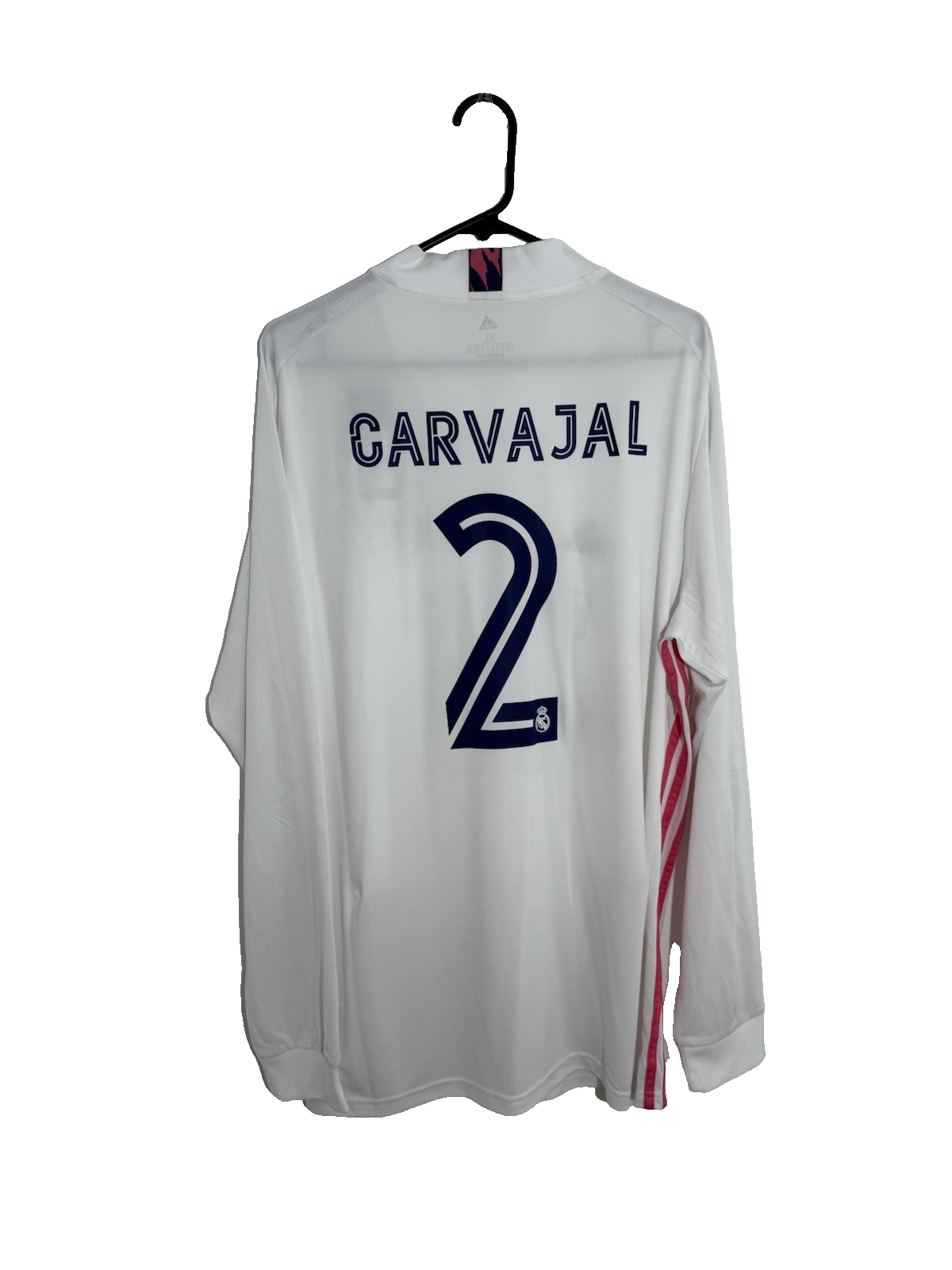 Real Madrid Carvajal #2 2020/21 XL L/S Home LS Shirt BNWT FQ7473
