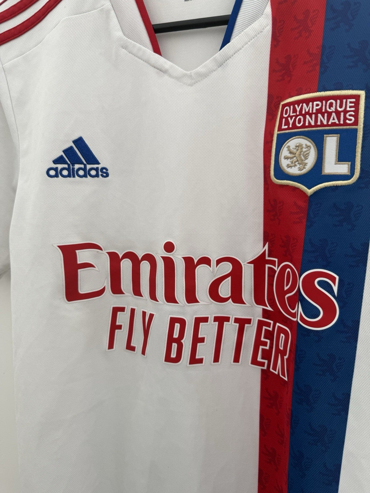 Lyon 2021/22 Small Home Shirt Adidas Excellent Condition HA6975