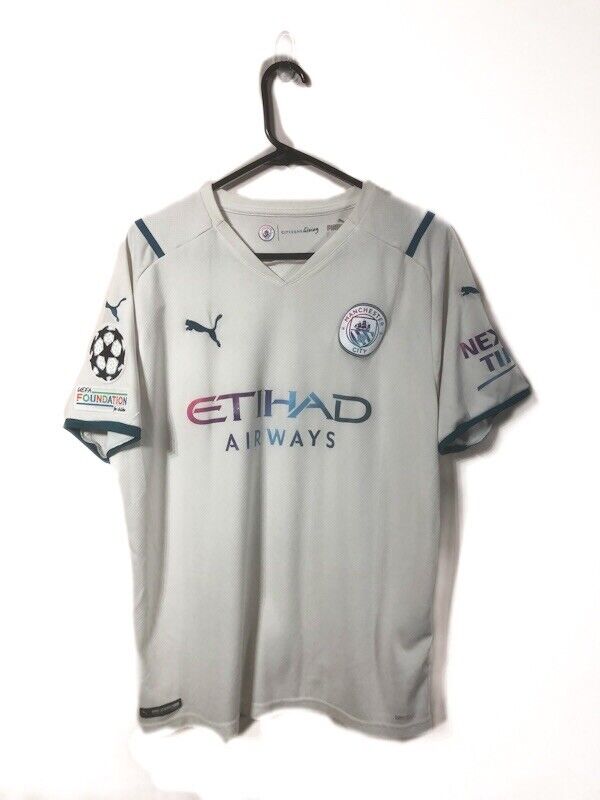 Ruben 3 Manchester City 2021 22 Large Away Shirt Very Good Condition 759211 02