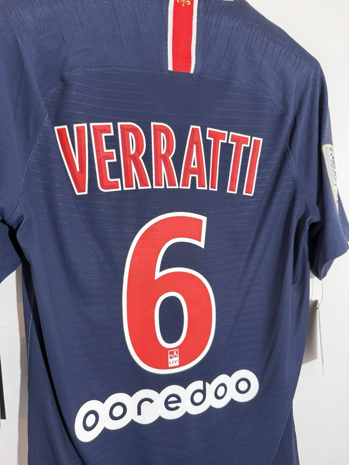 PSG Veratti #6 2018/19 Small Vapor Home Shirt Excellent Condition 894419-411