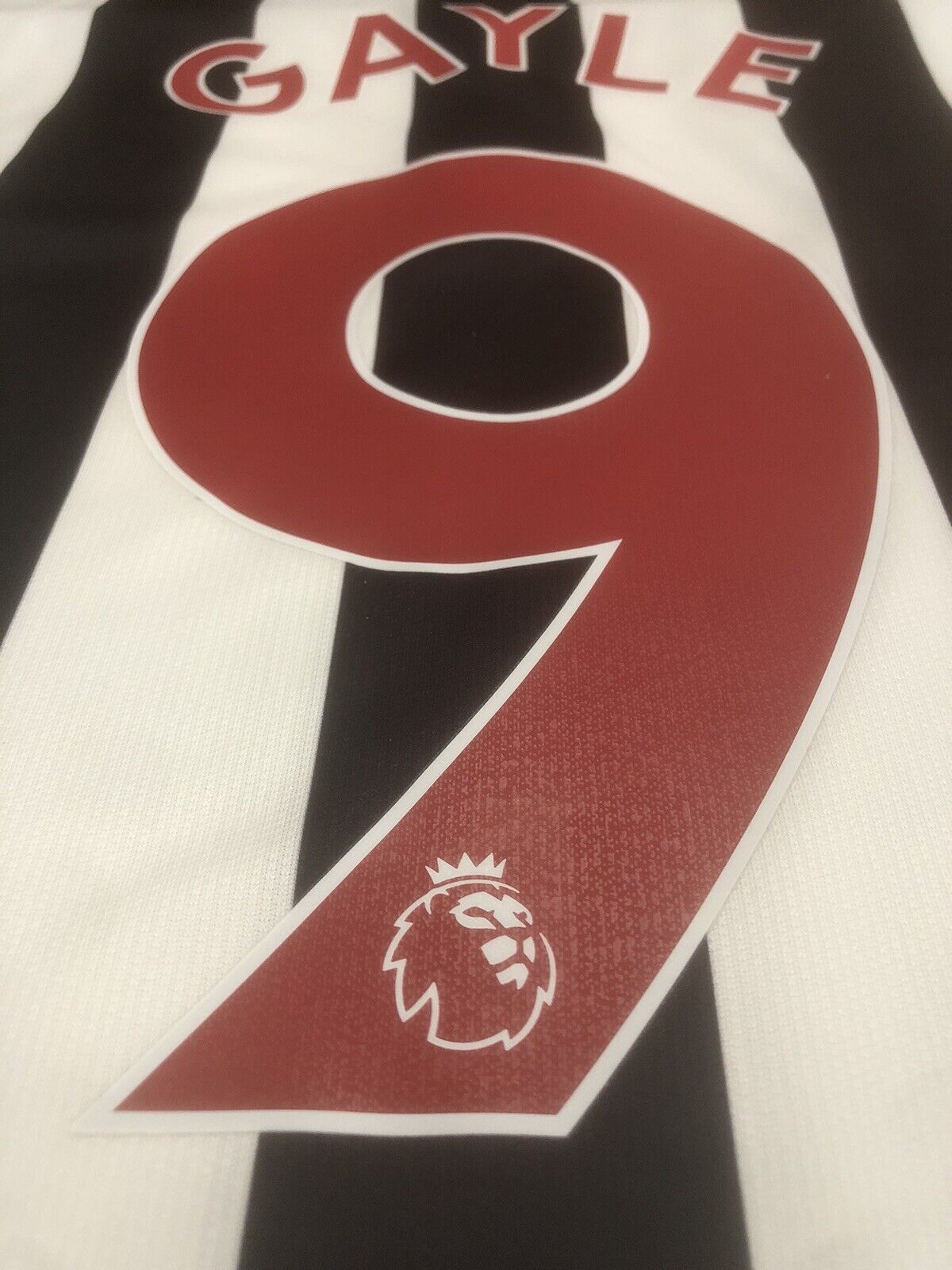 Gayle 9 Newcastle United Home Large 2017 18 Shirt Excellent Condition 751271