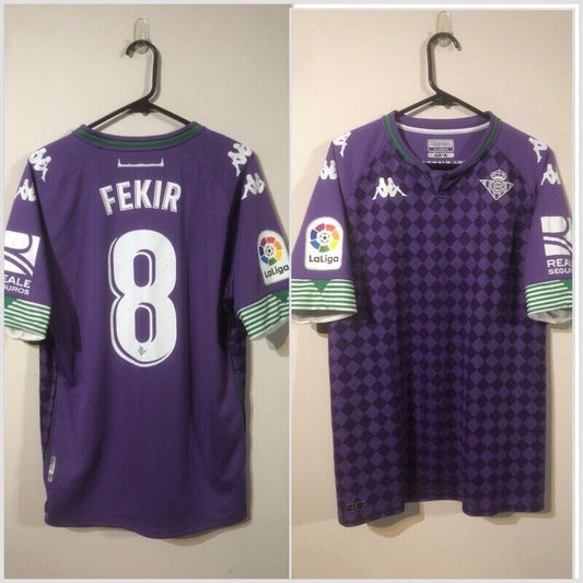 Fekir #8 Real Betis X-Large Kappa Kombat 2020/21 Away Football Shirt