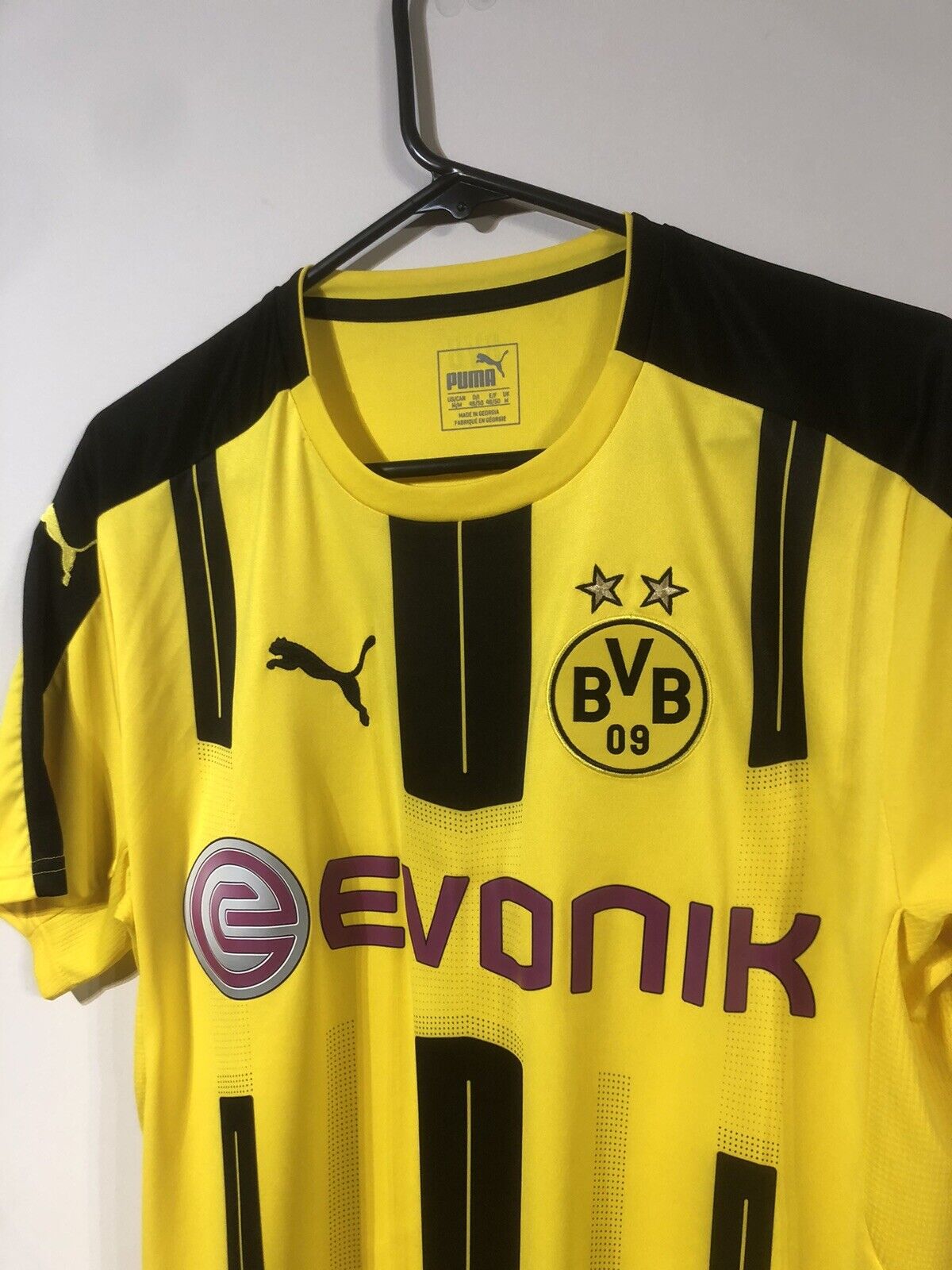 Pulisic #22 Borussia Dortmund 2016/17 Medium Home Shirt Puma Mint Condition