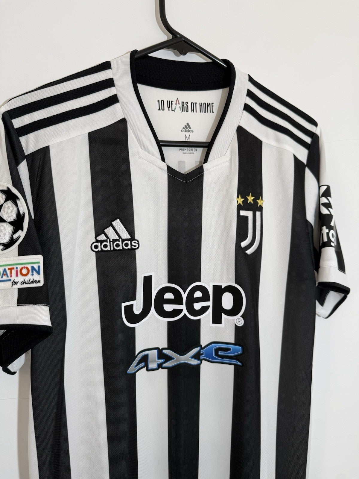 Juventus Vlahovic #7 2021/22 Medium Home CL Shirt Adidas BNWT GS1442